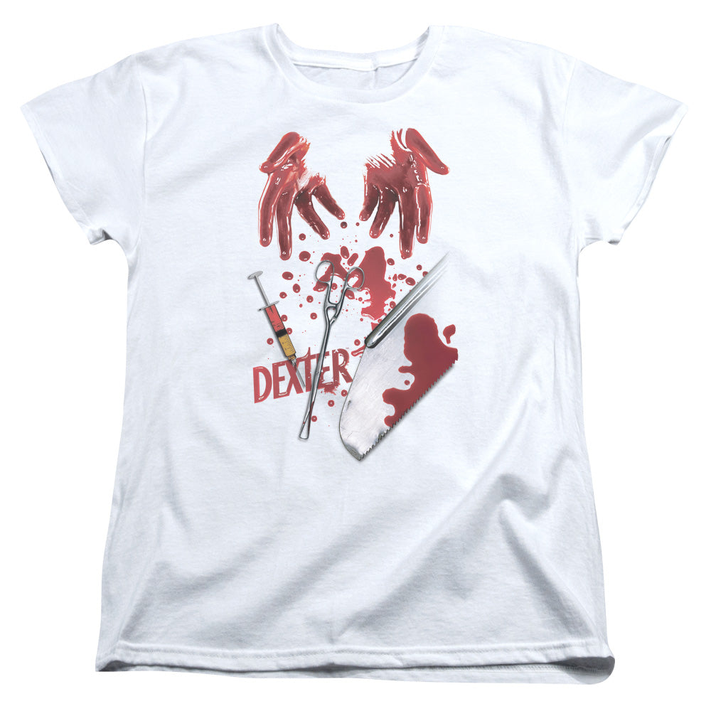 DEXTER/TOOLS OF THE TRADE - S/S WOMENS TEE - WHITE