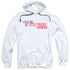 NURSE JACKIE/LIFE IS FULL - ADULT PULLOVER HOODIE - WHITE