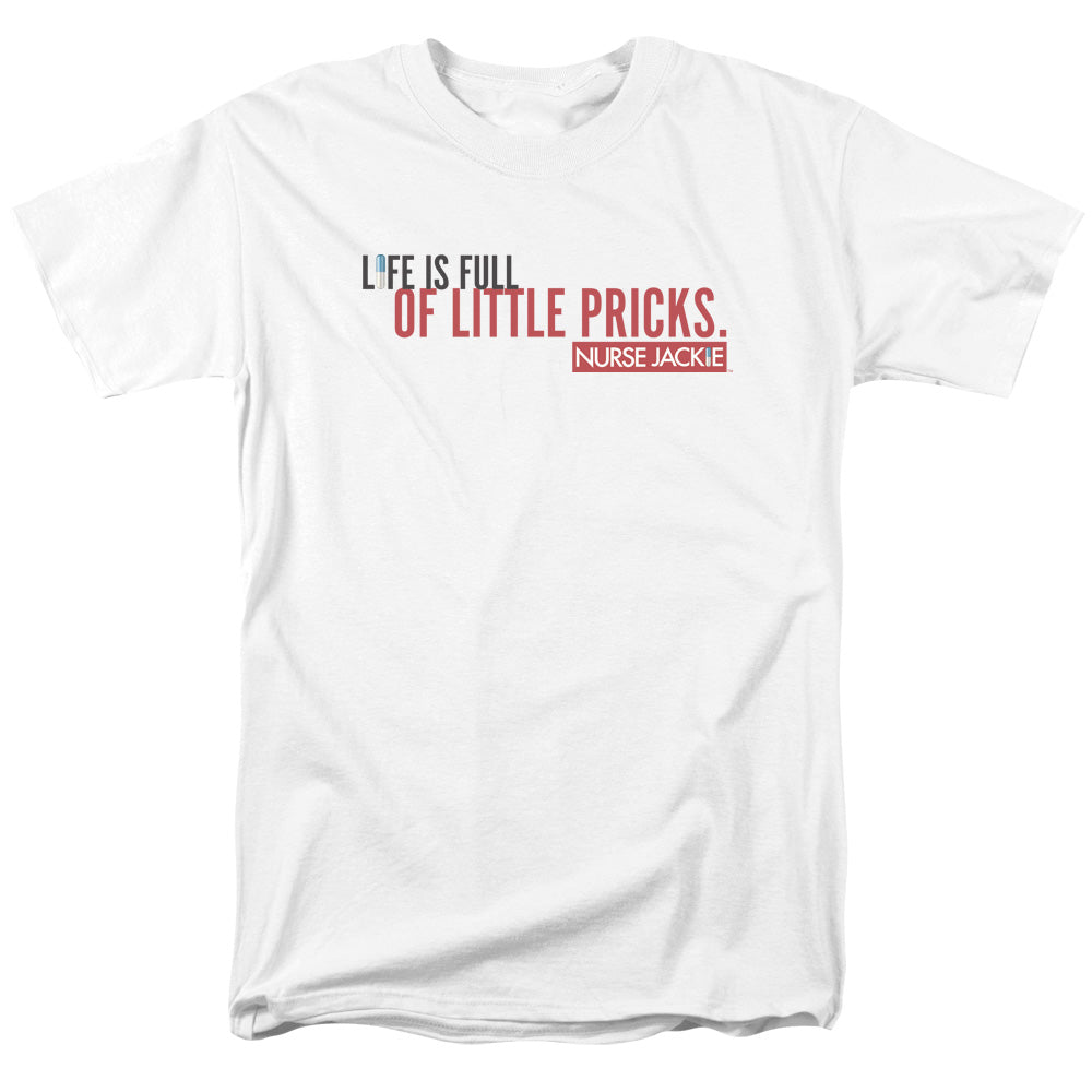 NURSE JACKIE/LIFE IS FULL - S/S ADULT 18/1 - WHITE