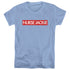 NURSE JACKIE/LOGO - S/S WOMENS TEE - CAROLINA BLUE