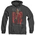 BORGIAS/POPE ALEXANDER VI - ADULT HEATHER HOODIE - BLACK