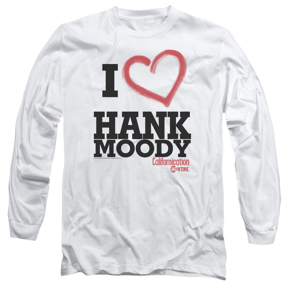 CALIFORNICATION/I HEART HANK MOODY - L/S ADULT 18/1 - WHITE