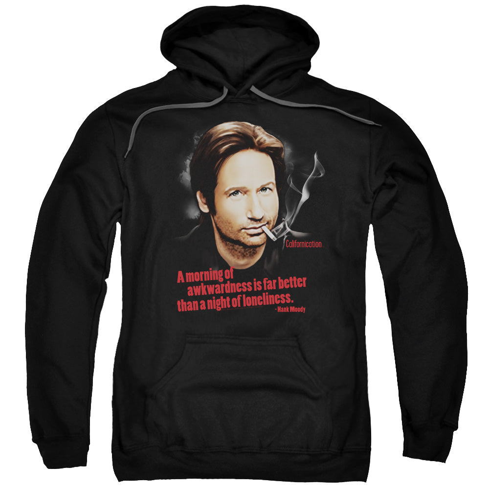 CALIFORNICATION/MORNING NIGHT - ADULT PULLOVER HOODIE - BLACK