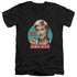 NURSE JACKIE/HOLY SHIFT - S/S ADULT V-NECK 30/1 - BLACK