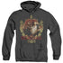 BORGIAS/FAMILY PORTRAIT - ADULT HEATHER HOODIE - BLACK