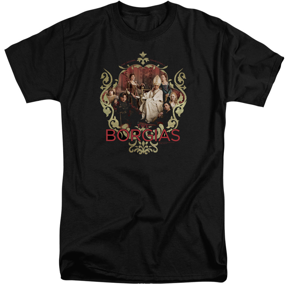 BORGIAS/FAMILY PORTRAIT - S/S ADULT TALL 18/1 - BLACK
