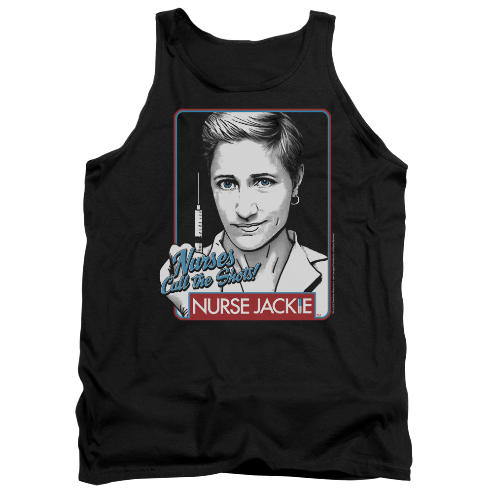 NURSE JACKIE/NURSES CALL THE SHOTS - ADULT TANK - BLACK