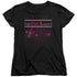 REAL L WORD/FLASHY LOGO - S/S WOMENS TEE - BLACK