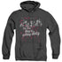 THE REAL L WORD/DIRTY - ADULT HEATHER HOODIE - BLACK