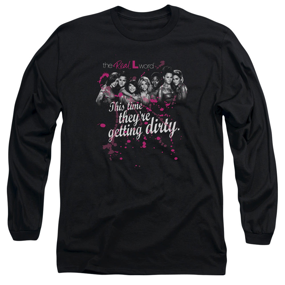 THE REAL L WORD/DIRTY - L/S ADULT 18/1 - BLACK