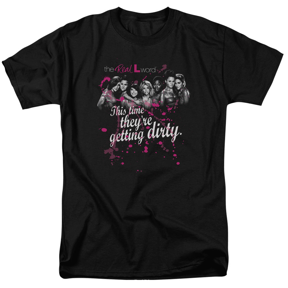 THE REAL L WORD/DIRTY - S/S ADULT 18/1 - BLACK