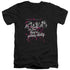 THE REAL L WORD/DIRTY - S/S ADULT V-NECK 30/1 - BLACK