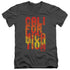 CALIFORNICATION/CALI TYPE - S/S ADULT V-NECK 30/1 - CHARCOAL