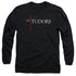 TUDORS/LOGO - L/S ADULT 18/1 - BLACK