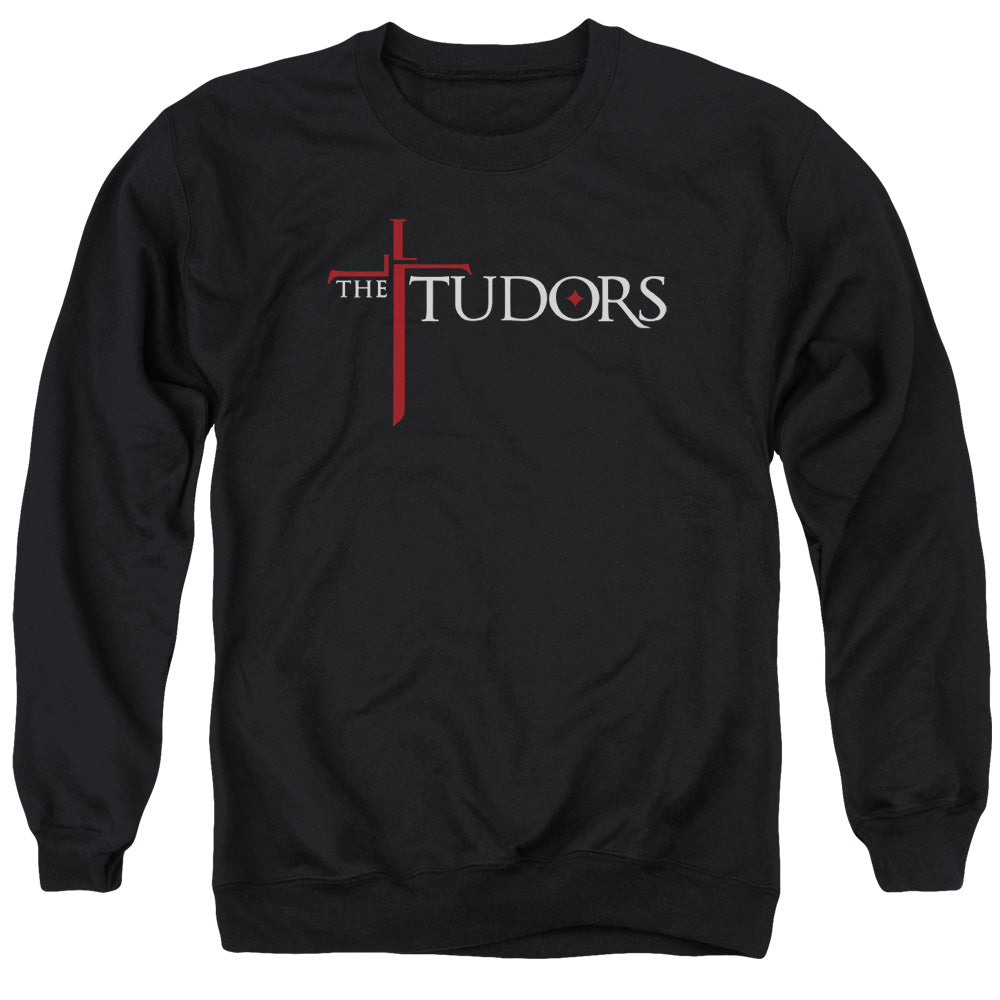 TUDORS/LOGO - ADULT CREWNECK SWEATSHIRT - BLACK