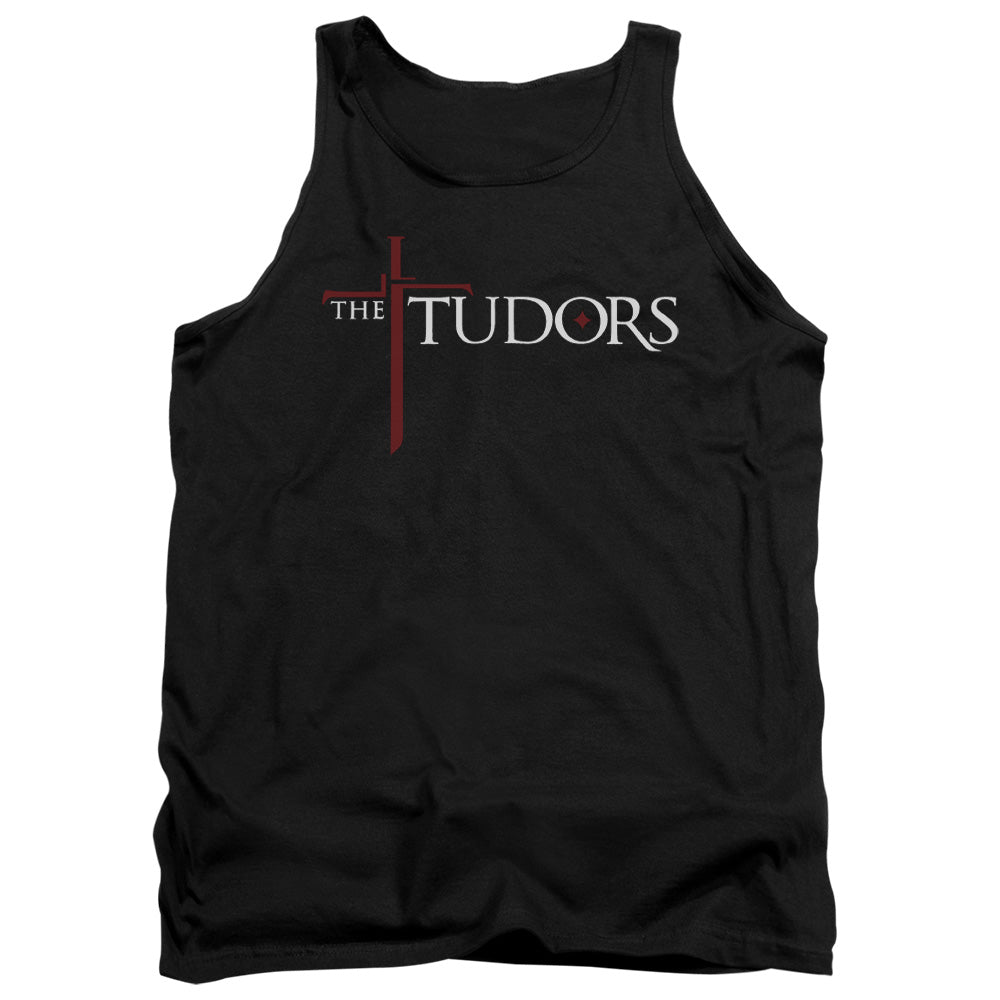 TUDORS/LOGO - ADULT TANK - BLACK