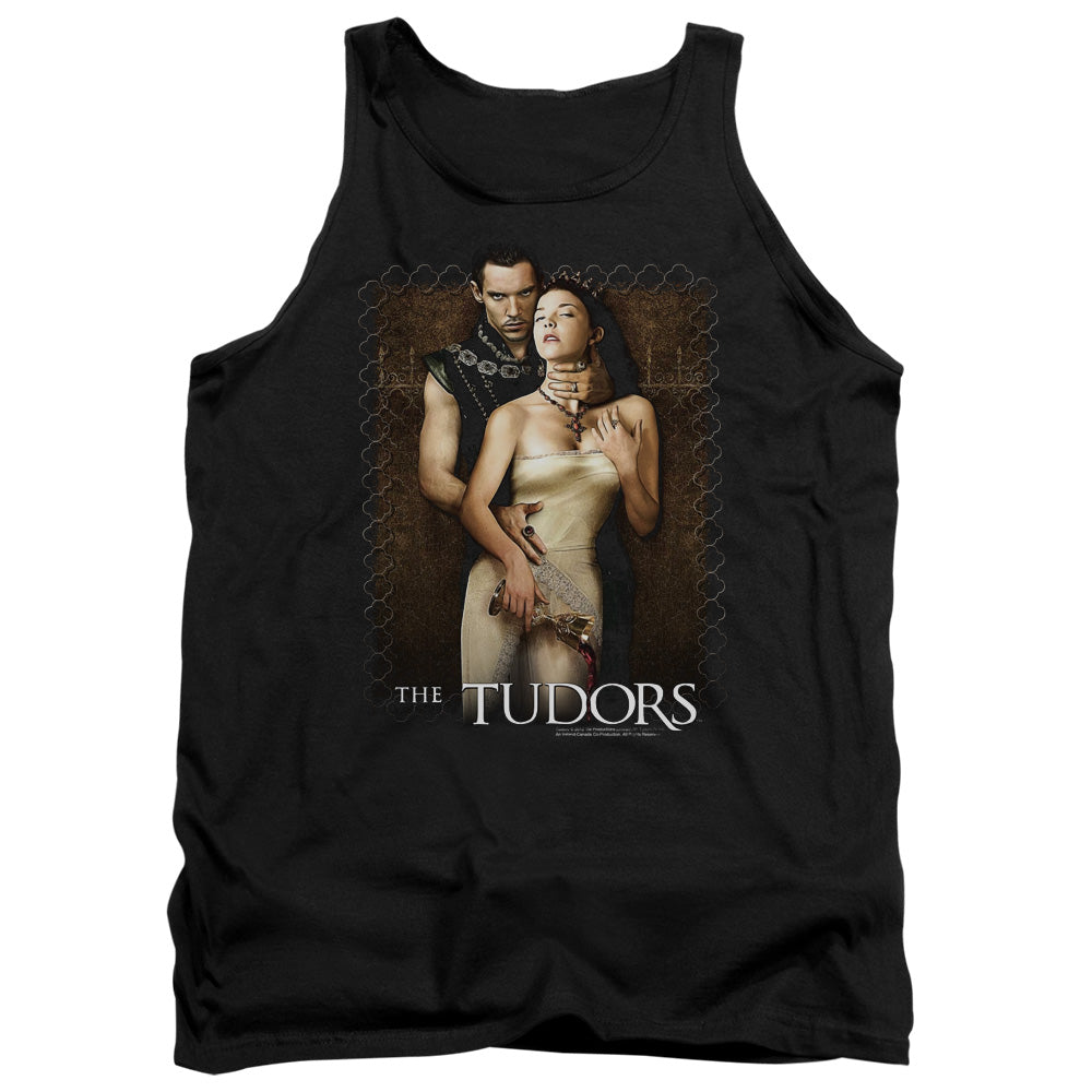 TUDORS/SPILT WINE - ADULT TANK - BLACK