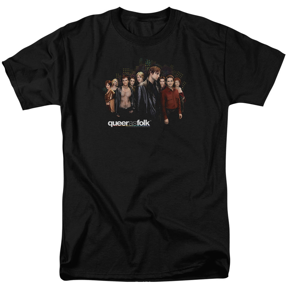 QUEER AS FOLK/TITLE - S/S ADULT 18/1 - BLACK