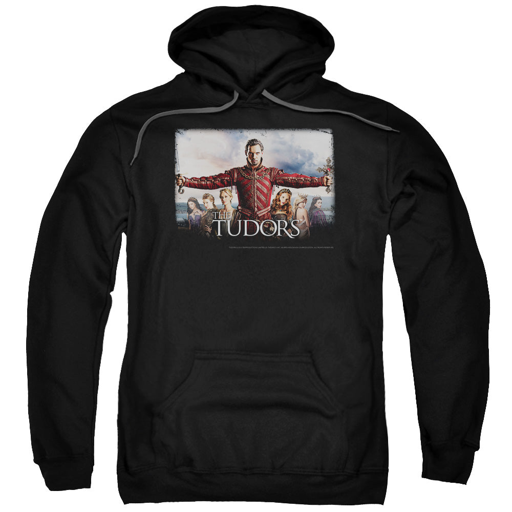 TUDORS/THE FINAL SEDUCTION - ADULT PULLOVER HOODIE - BLACK