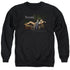 TUDORS/THE KING AND HIS QUEEN - ADULT CREWNECK SWEATSHIRT - BLACK