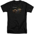 TUDORS/THE KING AND HIS QUEEN - S/S ADULT TALL 18/1 - BLACK