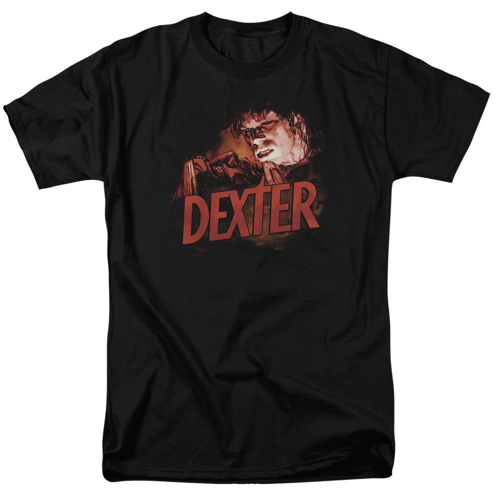 DEXTER/DRAWING - S/S ADULT 18/1 - BLACK