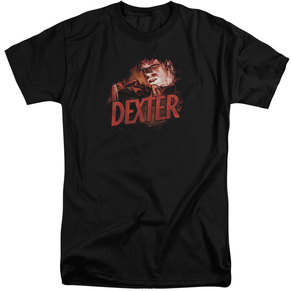 DEXTER/DRAWING - S/S ADULT TALL 18/1 - BLACK
