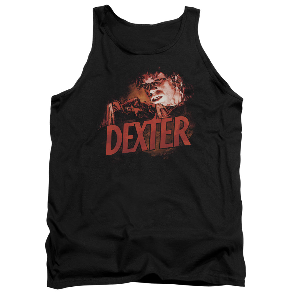 DEXTER/DRAWING - ADULT TANK - BLACK