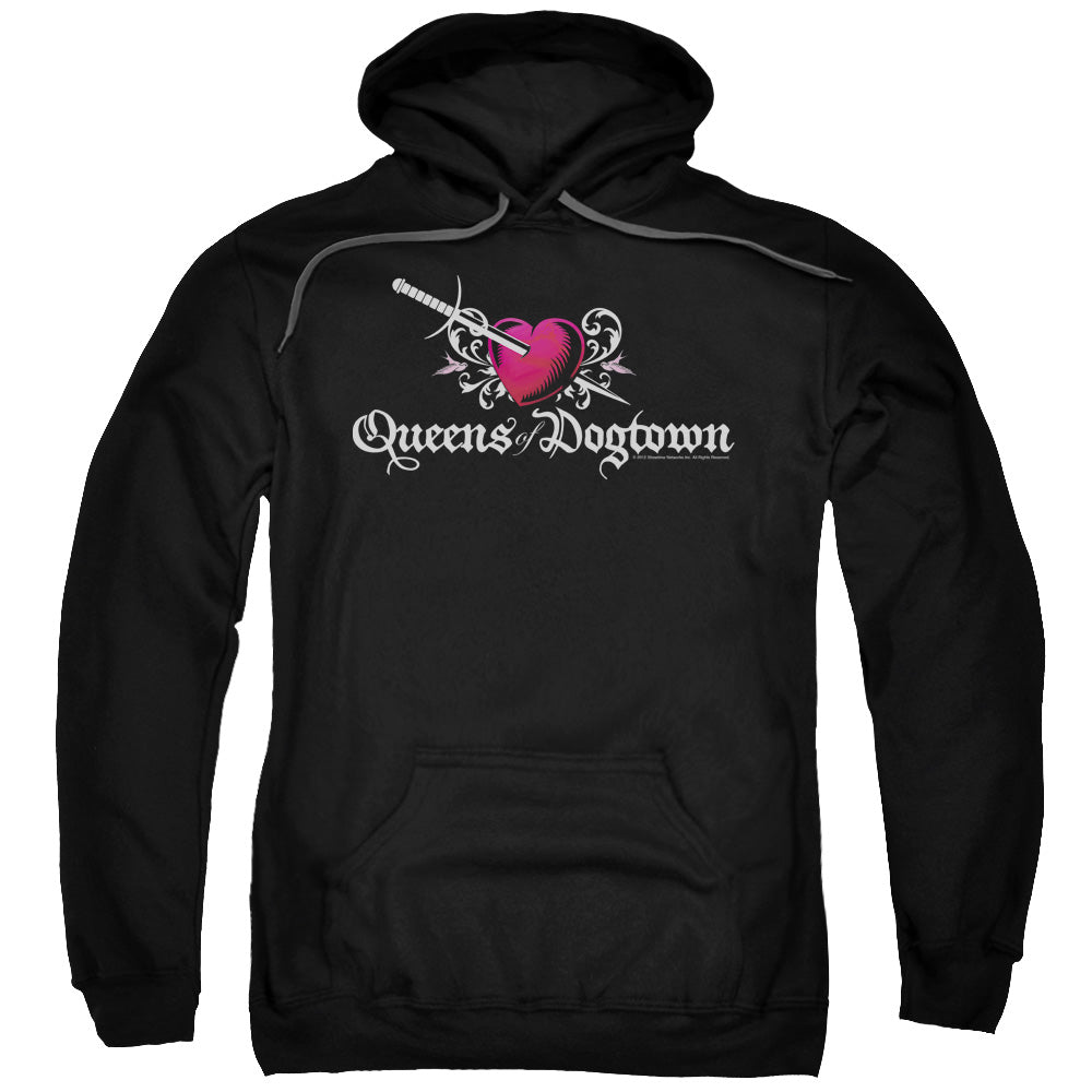 CALIFORNICATION/QUEENS OF DOGTOWN - ADULT PULLOVER HOODIE - BLACK