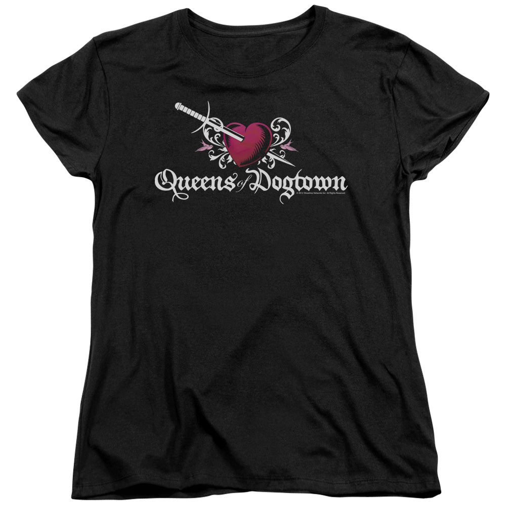 CALIFORNICATION/QUEENS OF DOGTOWN - S/S WOMENS TEE - BLACK