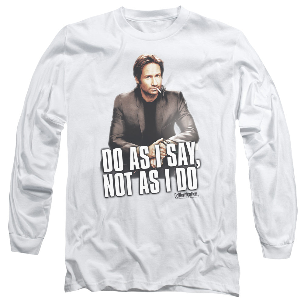 CALIFORNICATION/DO AS I SAY - L/S ADULT 18/1 - WHITE