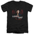 DEXTER/GOOD BAD - S/S ADULT V-NECK 30/1 - BLACK