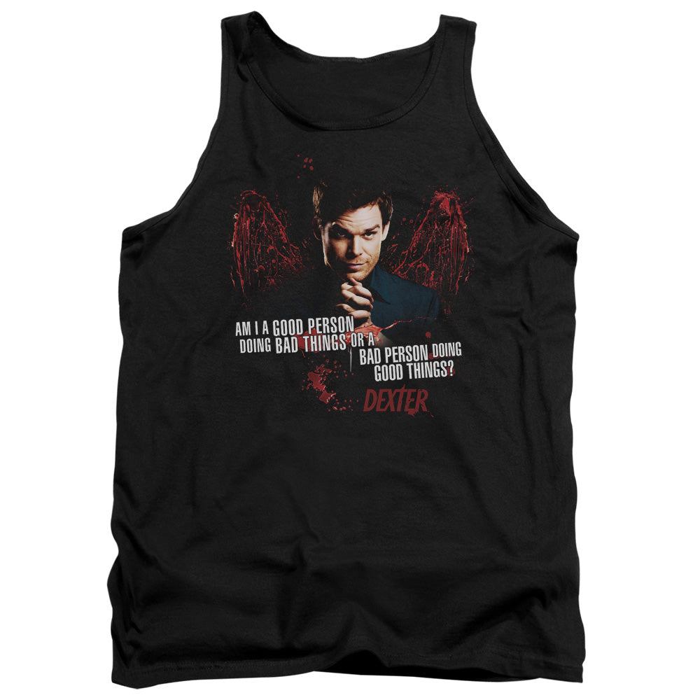 DEXTER/GOOD BAD - ADULT TANK - BLACK