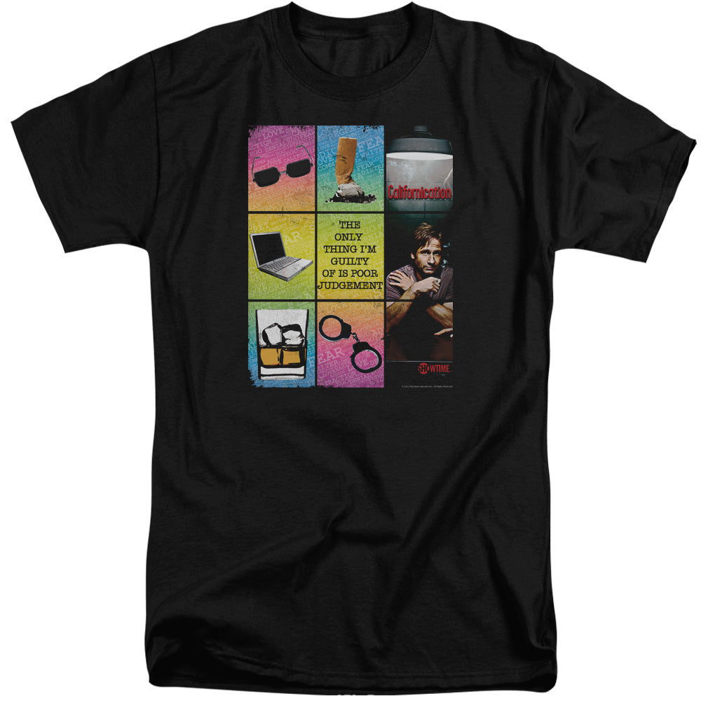 CALIFORNICATION/POOR JUDGEMENT - S/S ADULT TALL 18/1 - BLACK