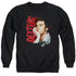 DEXTER/LAYERED - ADULT CREWNECK SWEATSHIRT - BLACK