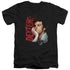 DEXTER/LAYERED - S/S ADULT V-NECK 30/1 - BLACK