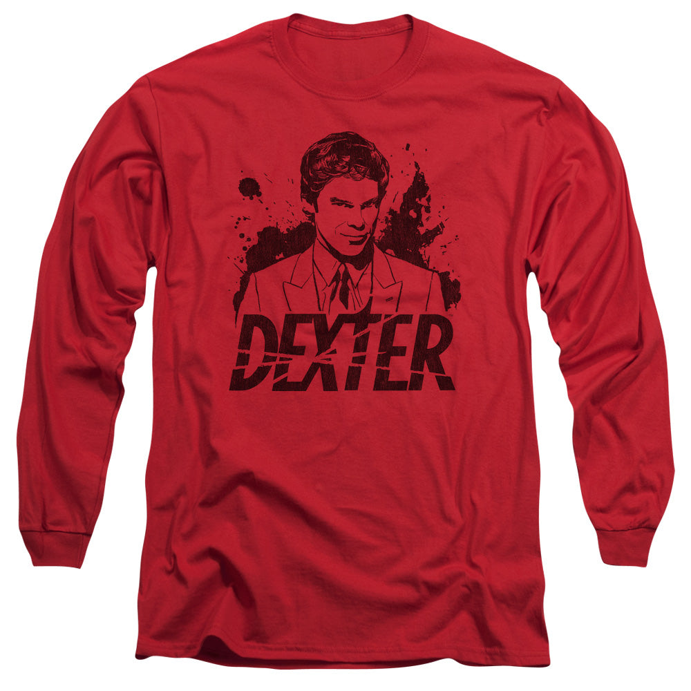 DEXTER/SPLATTER DEX - L/S ADULT 18/1 - RED