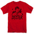 DEXTER/SPLATTER DEX - S/S ADULT 18/1 - RED