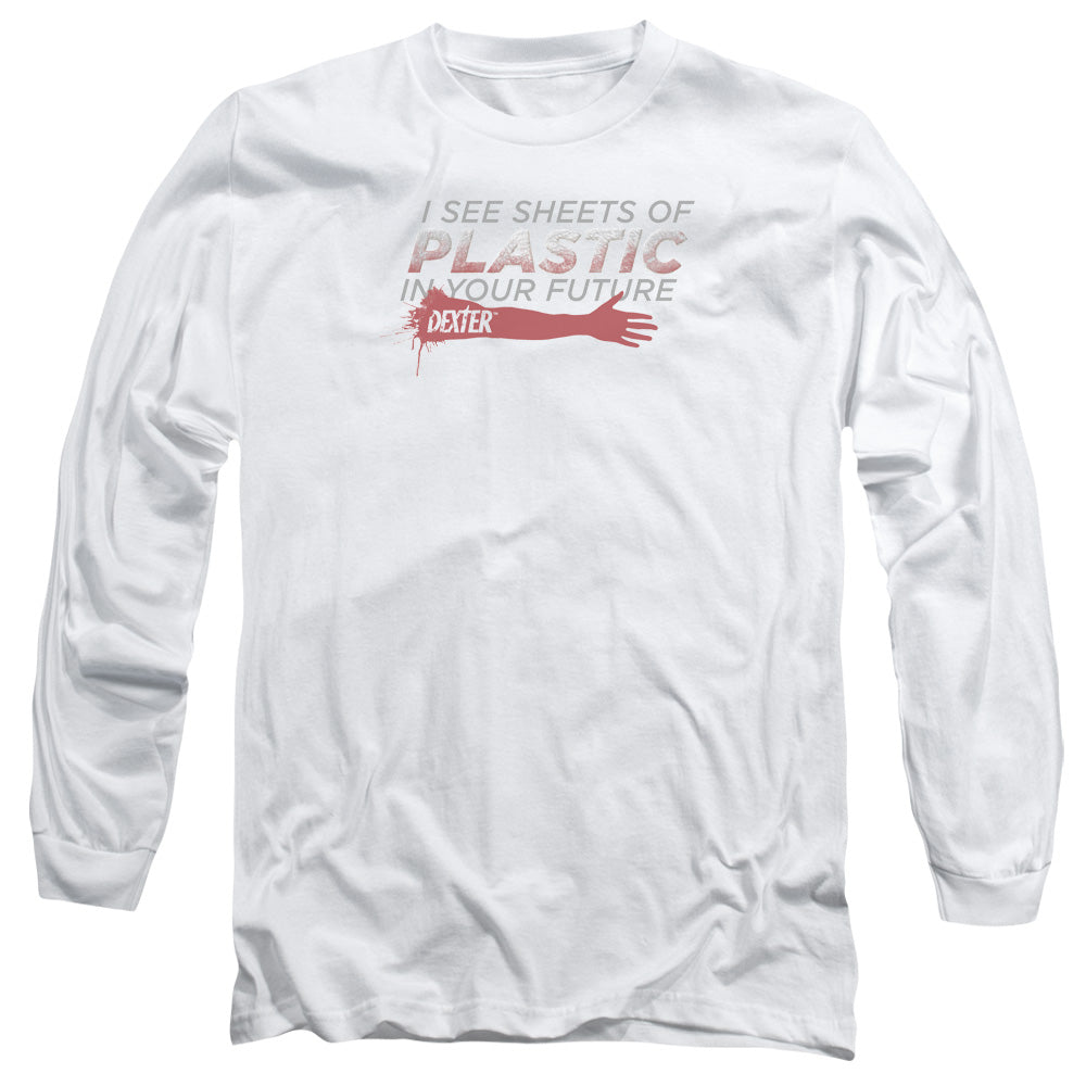 DEXTER/PLASTIC PREDICTION - L/S ADULT 18/1 - WHITE