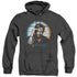 CALIFORNICATION/IN HANDCUFFS - ADULT HEATHER HOODIE - BLACK