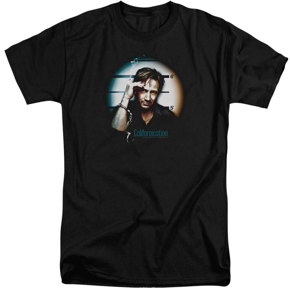 CALIFORNICATION/IN HANDCUFFS - S/S ADULT TALL 18/1 - BLACK