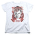 DEXTER/BLOOD - S/S WOMENS TEE - WHITE