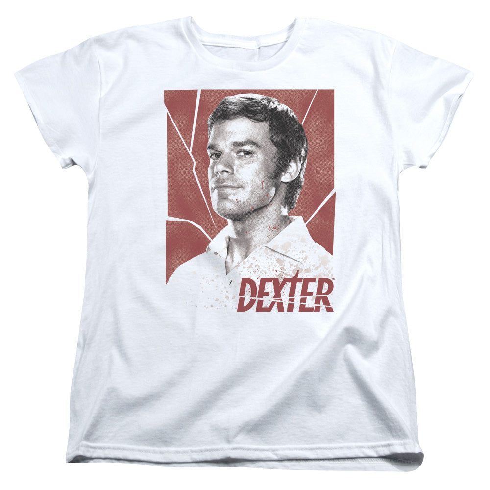 DEXTER/POSTER - S/S WOMENS TEE - WHITE