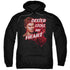 DEXTER/BLOODY HEART - ADULT PULLOVER HOODIE - BLACK