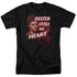 DEXTER/BLOODY HEART - S/S ADULT 18/1 - BLACK