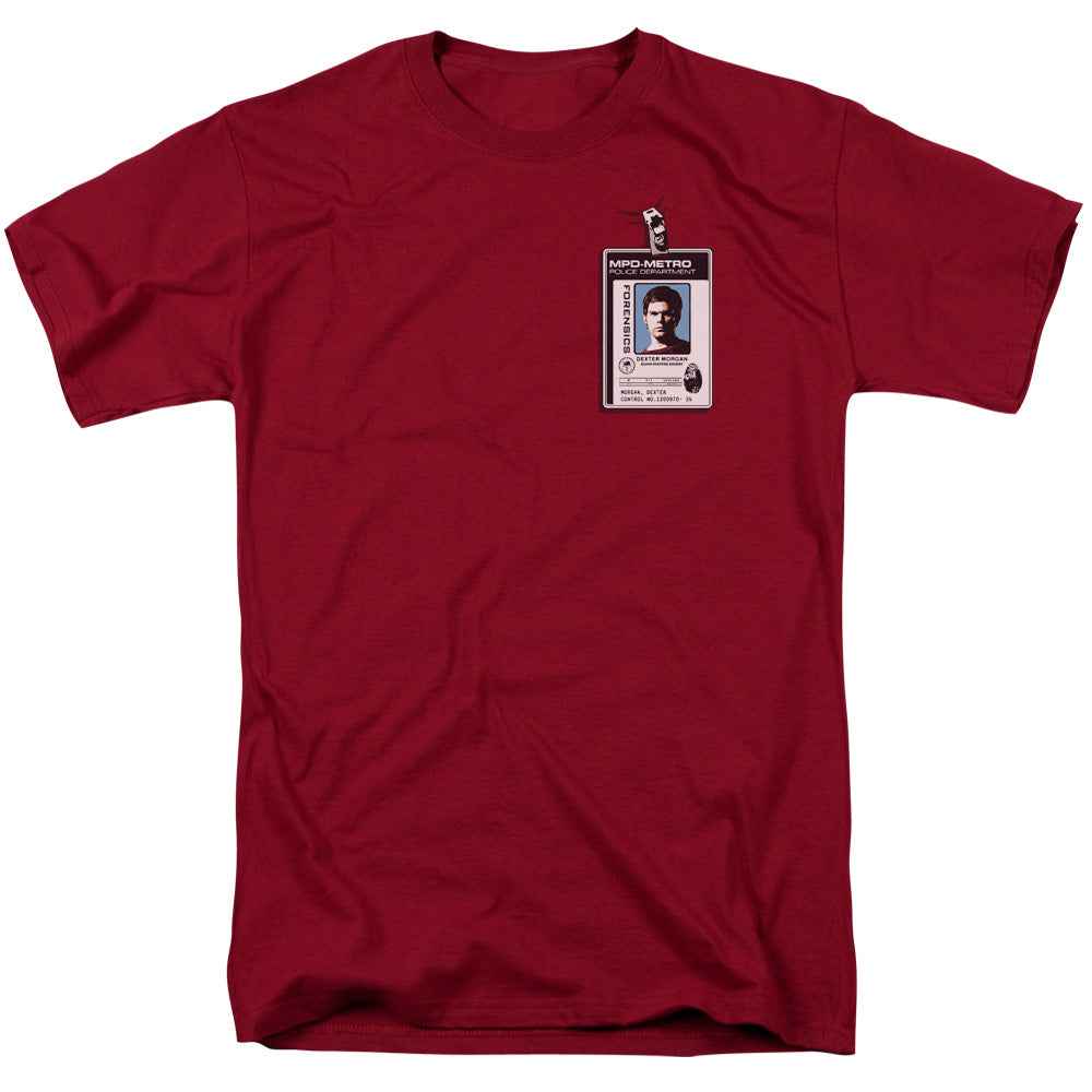 DEXTER/BADGE - S/S ADULT 18/1 - CARDINAL