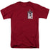 DEXTER/BADGE - S/S ADULT 18/1 - CARDINAL