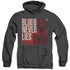 DEXTER/COVER - ADULT HEATHER HOODIE - BLACK