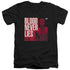 DEXTER/COVER - S/S ADULT V-NECK 30/1 - BLACK
