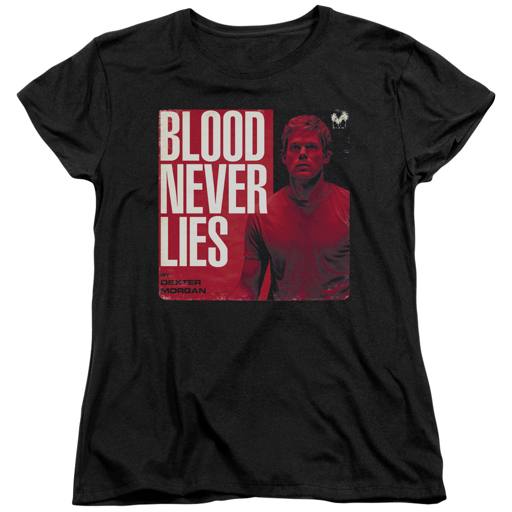DEXTER/COVER - S/S WOMENS TEE - BLACK